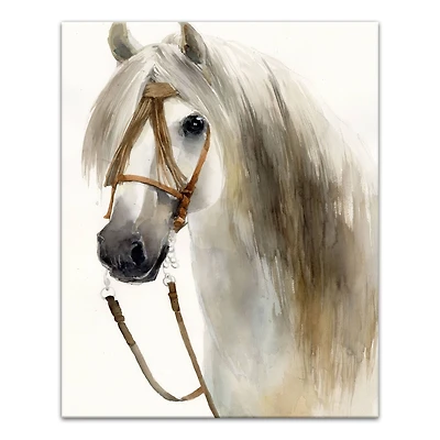 Horse In Autumn 16" x 20" Canvas Wall Art