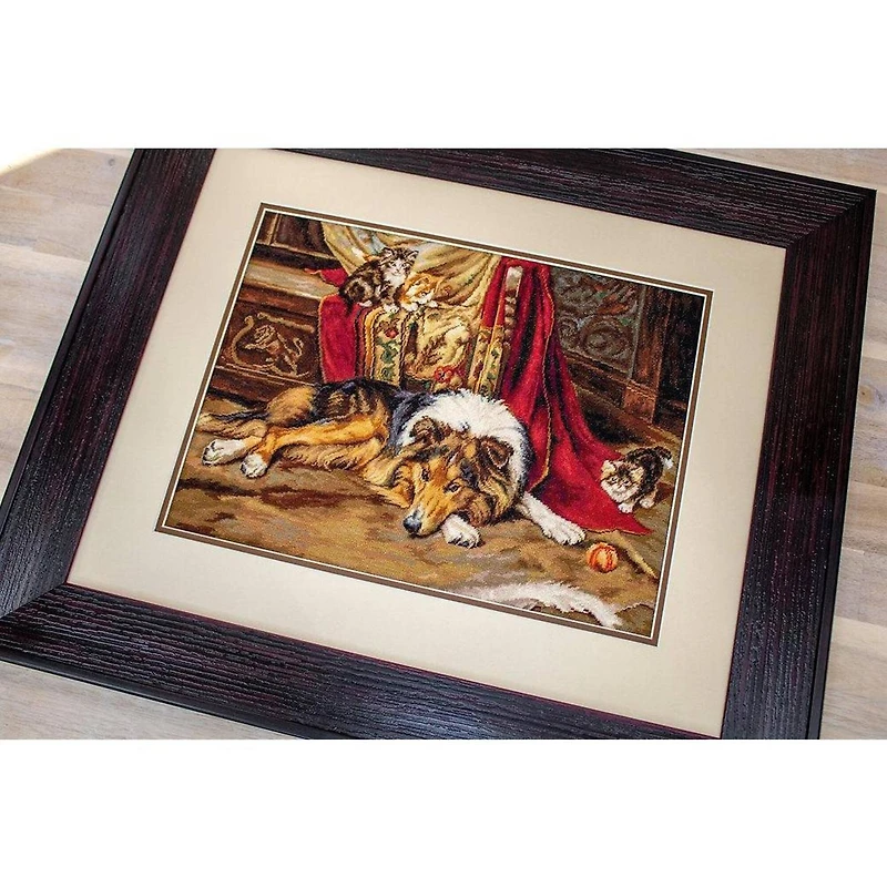 Luca-s A Reluctant Playmate Counted Cross Stitch Kit