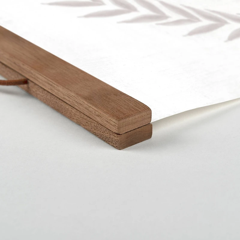 Love Abundtantly Wreath 16" x 16" Teak Hanging Canvas