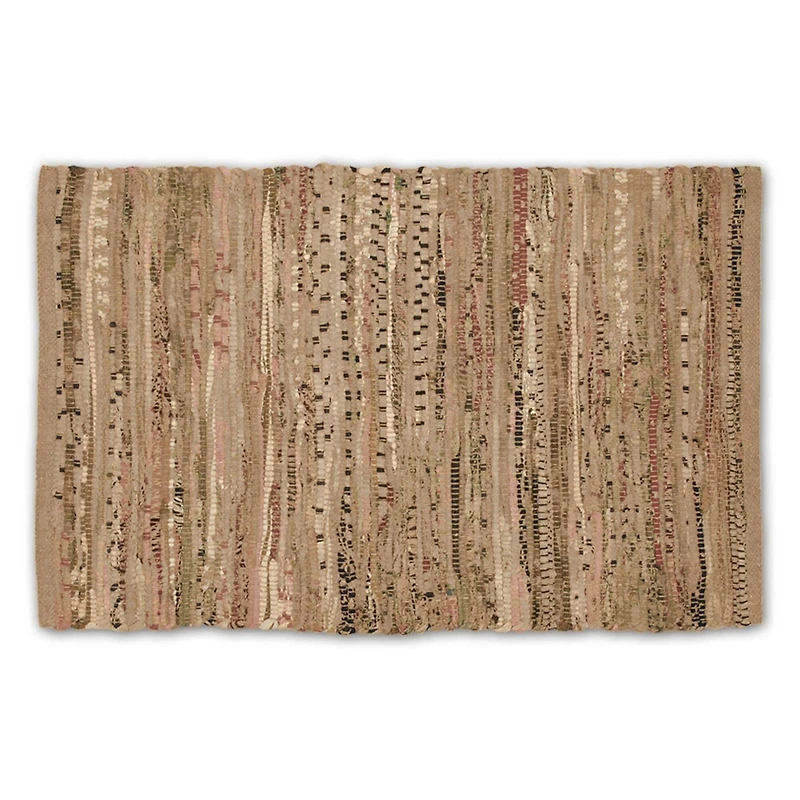 DII® Multi Taupe Rag Rug, 20" x 31.5"