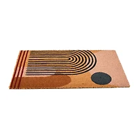 Hello Honey® Geometric Coir Doormat