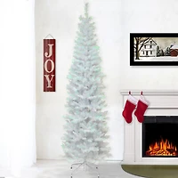 7ft. Unlit Tinsel Artificial Christmas Tree
