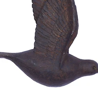 Brown Metal Farmhouse Birds Wall Decor Set