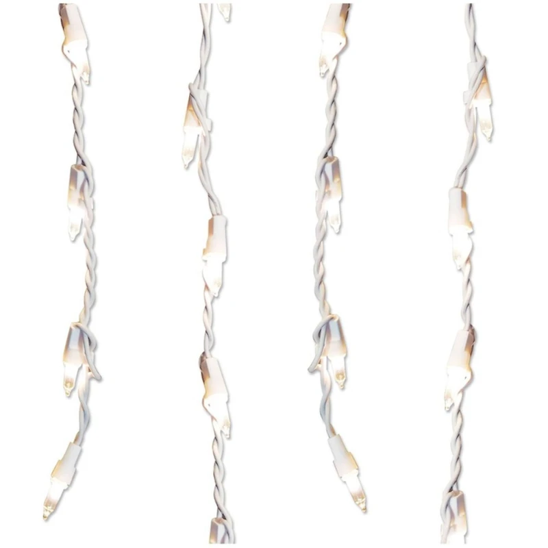 300ct. Clear Mini Icicle Christmas String Lights
