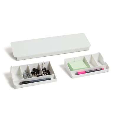U Brands Glass Dry Erase Desktop Valet