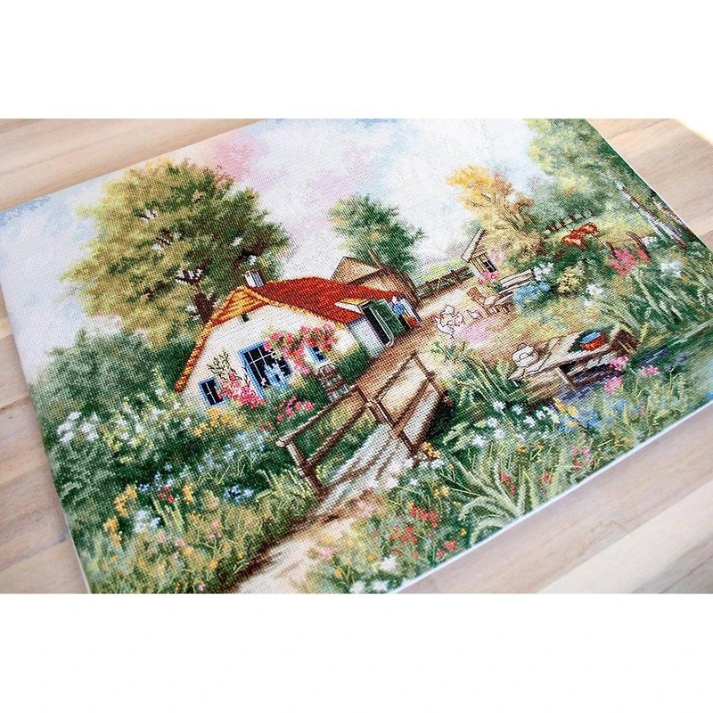 Luca-s Village Landscape Counted Cross Stitch Kit