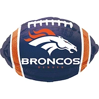 17" Denver Broncos Football Foil Balloon