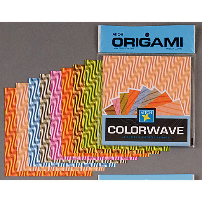 12 Packs: 40 ct. (480 total) Aitoh Wave 6'' Origami Paper Sheets