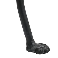 Hello Honey® 2ft. Tan Marble Top Modern Round Metal Accent Table