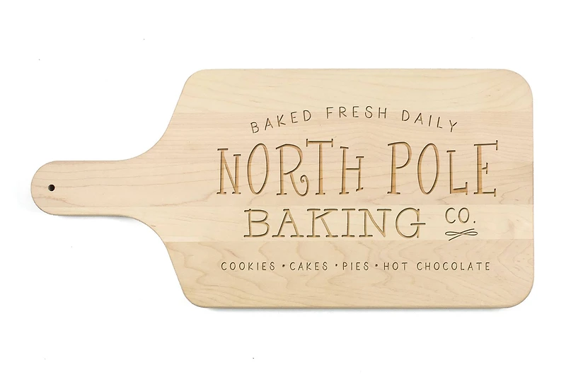 17" North Pole Baking Co. Maple Paddle Cutting Board