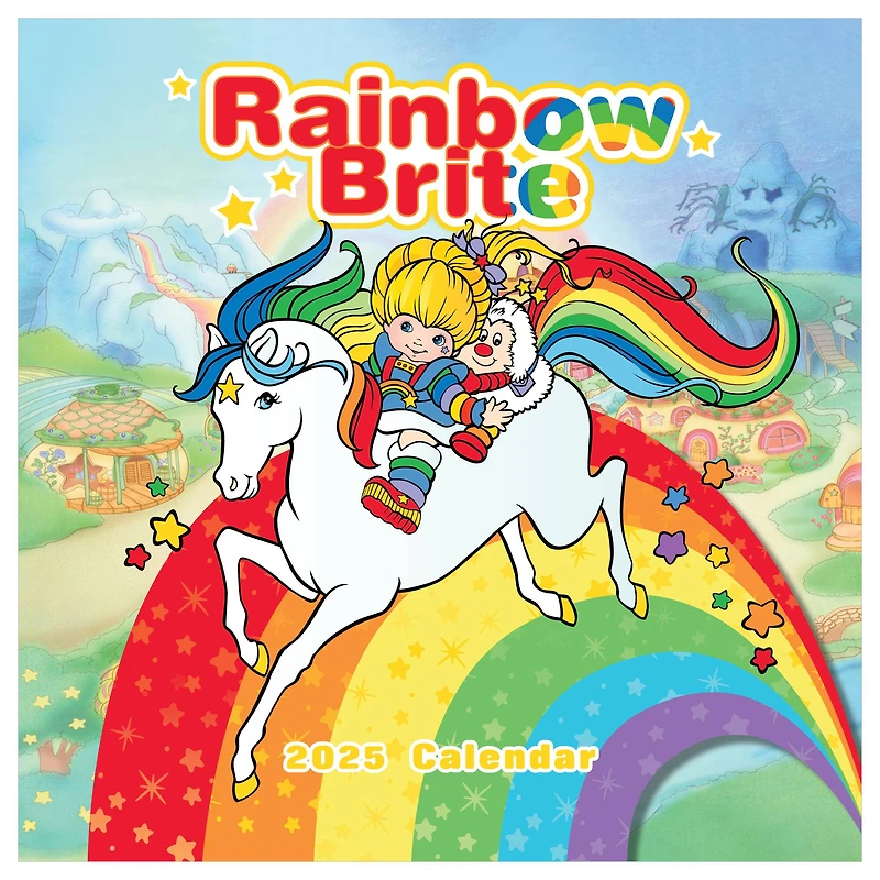 TF Publishing 2025 Rainbow Brite Wall Calendar