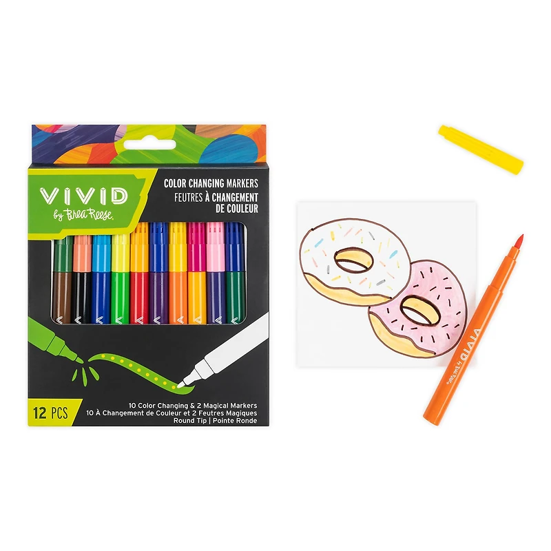 VIVID by Brea Reese® Color Changing Markers Set