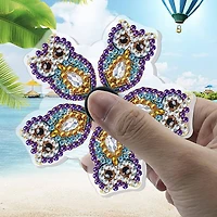 Sparkly Selections Owl Fidget Spinner Diamond Painting