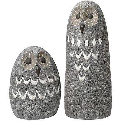 Design Toscano Ogling Outdoor Owls Garden Statue Set