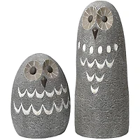 Design Toscano Ogling Outdoor Owls Garden Statue Set