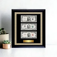 Historic Currency Collection in Currency Frame