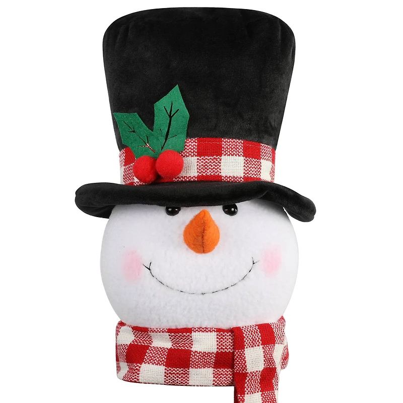 11" Snowman Head Lighted Tree Topper by Ashland®
