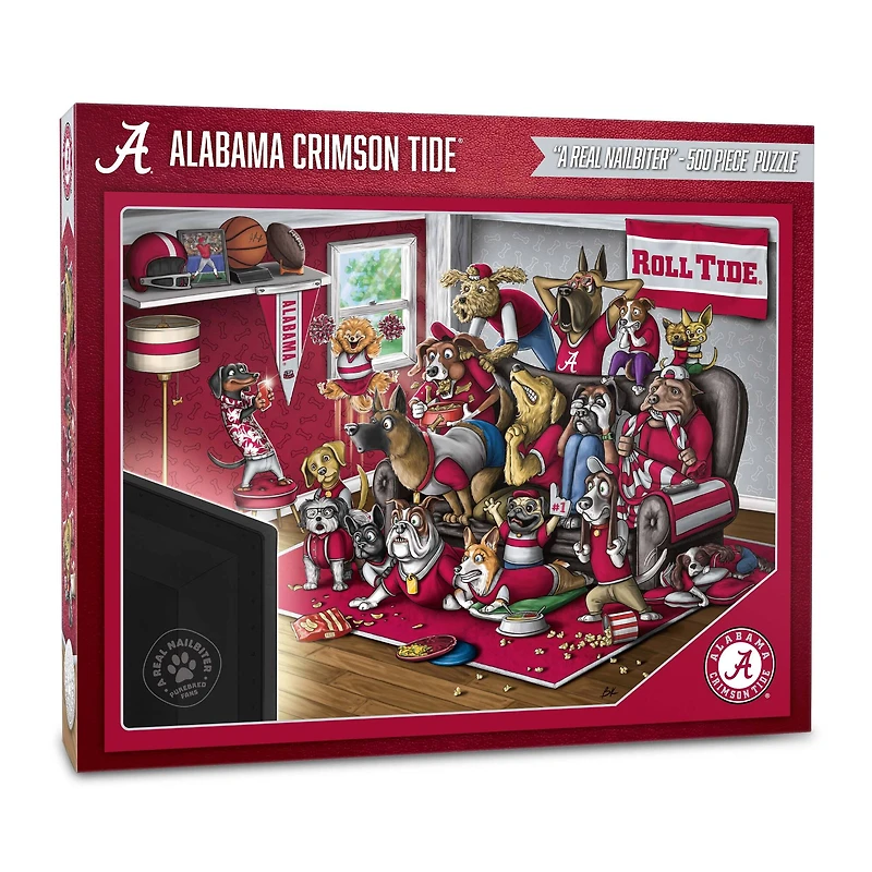 College Football Purebred Fans A Real Nailbiter 500 Piece Puzzle