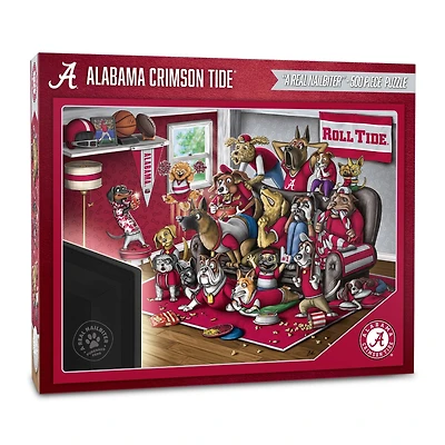 College Football Purebred Fans A Real Nailbiter 500 Piece Puzzle