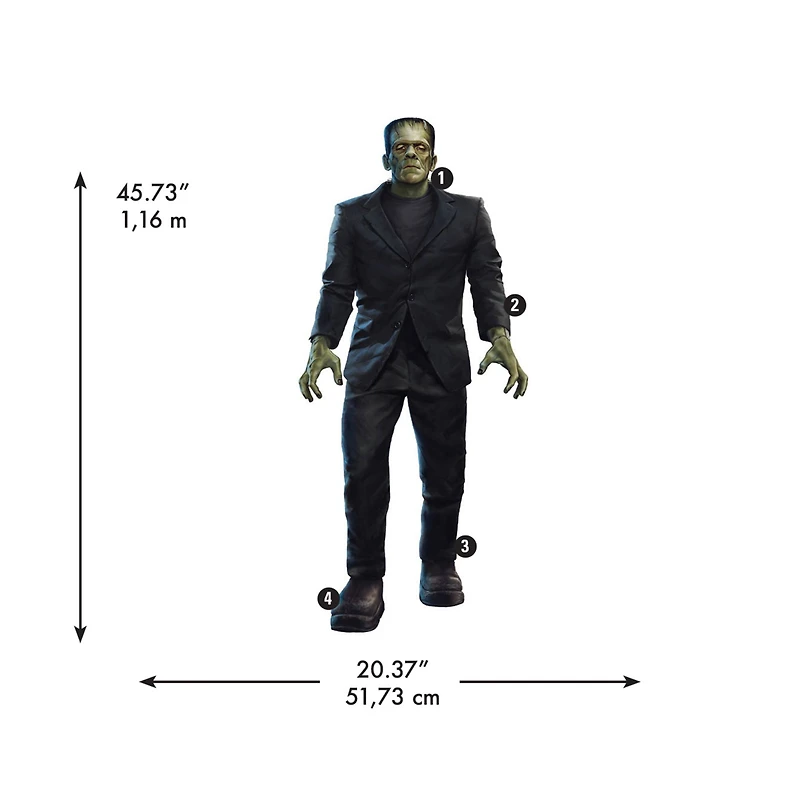 RoomMates Classic Monsters Frankenstein Giant Peel & Stick Wall Decals