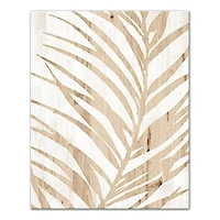 Wooden Palm 16" x 20" Canvas Wall Art