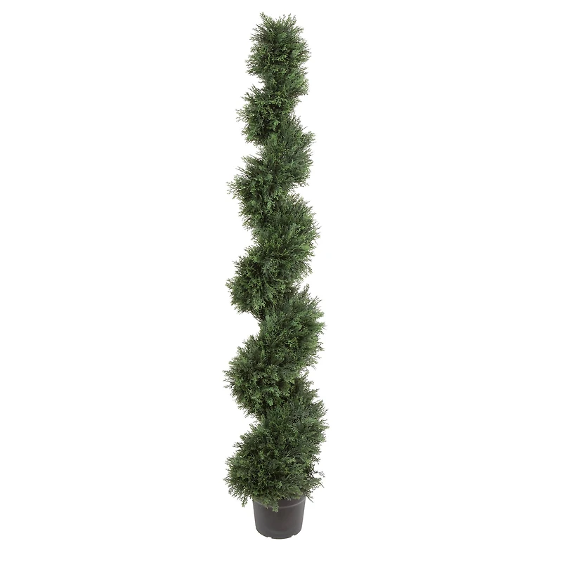 6ft. Potted Green Cedar Spiral Tree