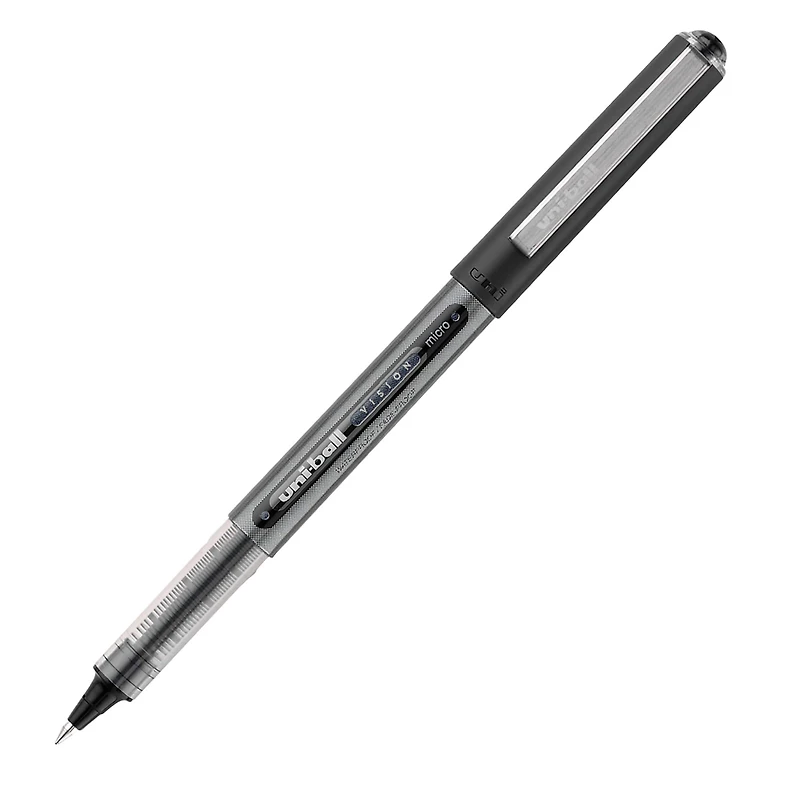 Vision™ Black Micro Point Roller Ball Pen, 6ct.