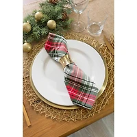 DII® Christmas Plaid Napkins, 6ct.