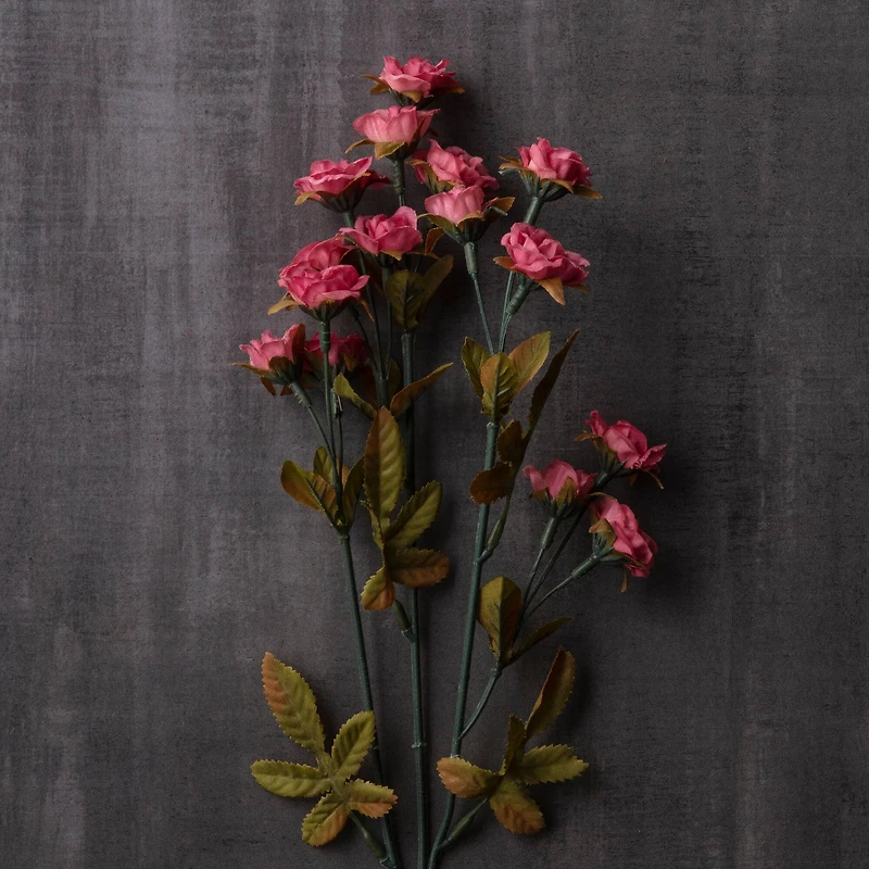 12 Pack: Floral Essentials Antique Red Heart Rose Spray by Ashland®