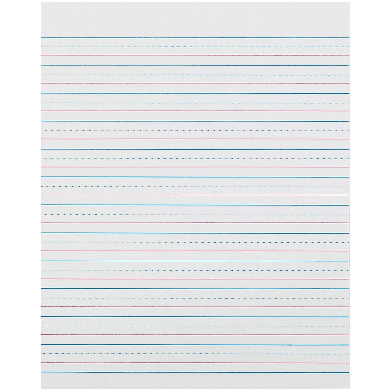 Zaner-Bloser 8" x 10.5" Sulphite Handwriting Paper Sheets, 2 Pack of 500