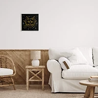 Stupell Industries Starry Cat Lightning Bolt Wall Plaque Art