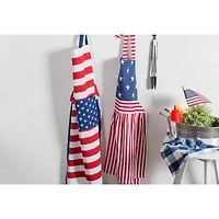 DII® Red, White & Blue Stars & Stripes Skirt Apron