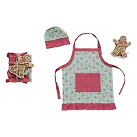 Hello Honey® 24" Gingerbread Man Kids Apron with Chef's Hat & Oven Mitt
