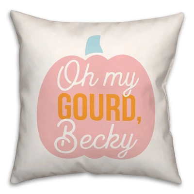 Oh My Gourd, Becky Throw Pillow