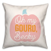 Oh My Gourd, Becky Throw Pillow