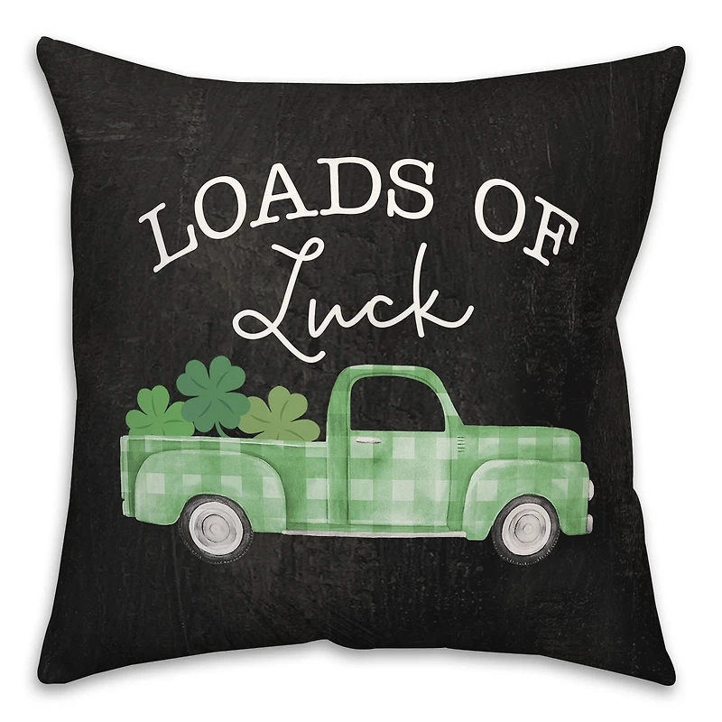Loads Of Luck 3 18" x 18" Throw Pillow