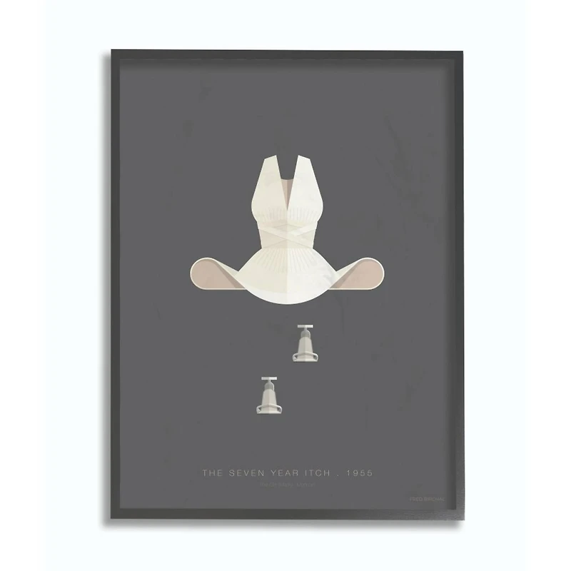 Stupell Industries The Seven Year Itch Wall Art in Black Frame