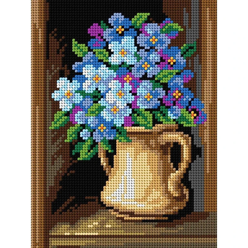 Orchidea Gobelin Bouquet of Flowers Halfstitch Canvas
