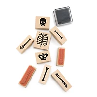 Skeleton Wood Stamps & Ink Pad Set by Recollections™