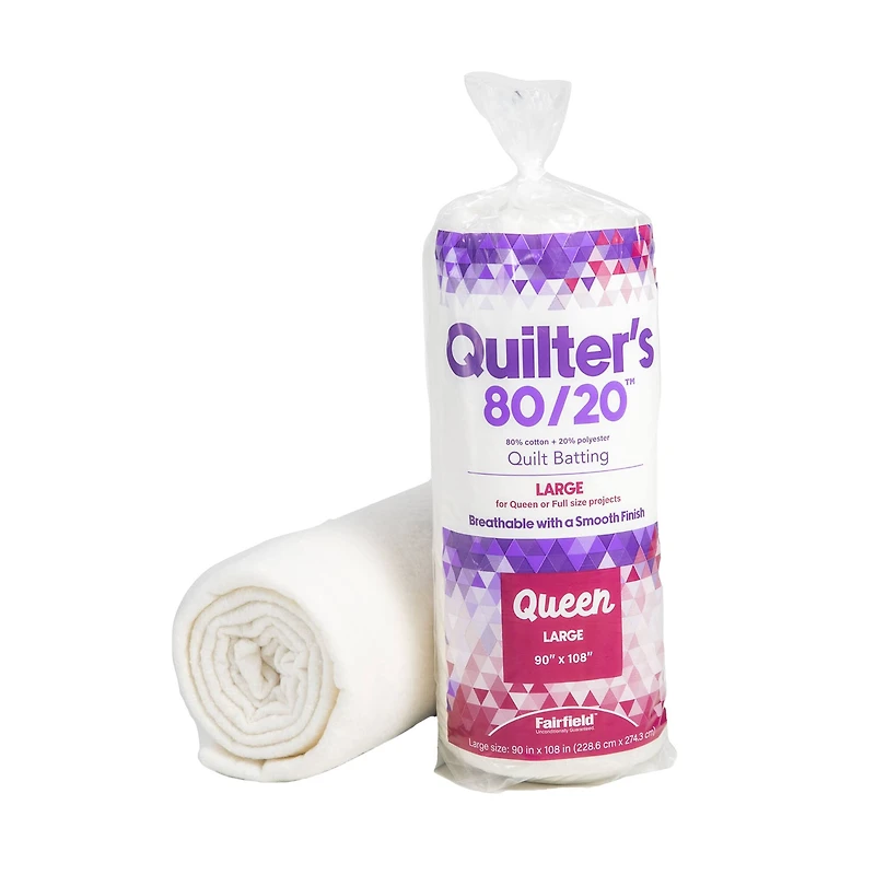Fairfield™ Quilter's 80/20™ 90" x 108" Queen Quilt Batting