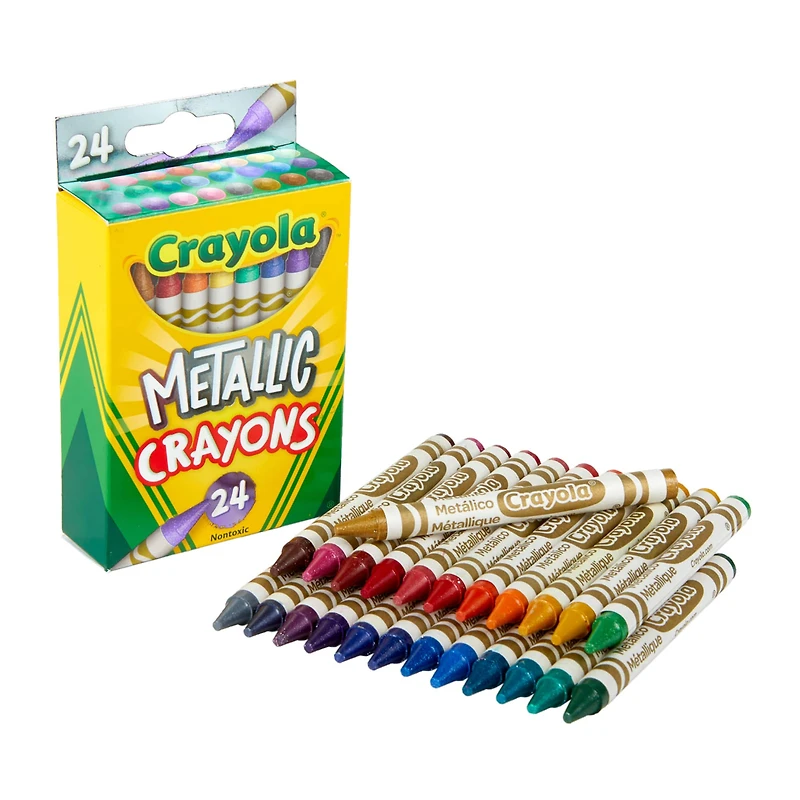Crayola® Metallic Crayons, 24ct.