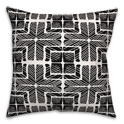 Shibori Squares Versatile Throw Pillow