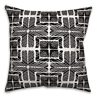 Shibori Squares Versatile Throw Pillow