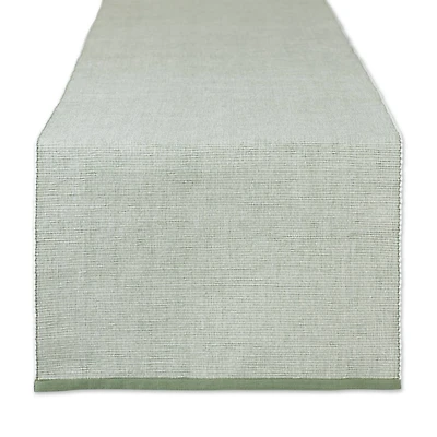DII® 72" Chambray Ribbed Cotton Table Runner