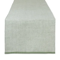 DII® 72" Chambray Ribbed Cotton Table Runner