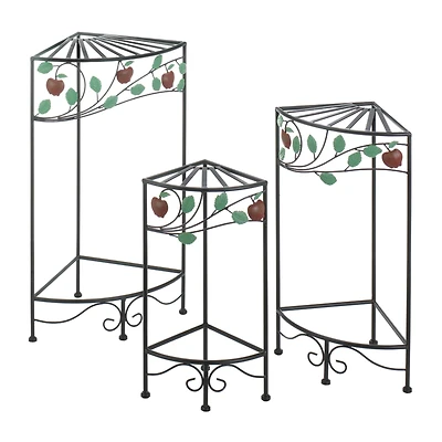 Country Apple Plant Stand (set of 3) 27.5