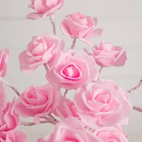 2ft. Pre-Lit Artificial Valentine's Day Twig Tree with 24 Rose Shaped LED Lights