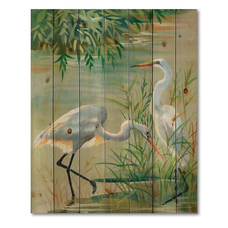 Designart - Heron Birds I