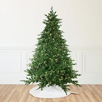 7.5ft. Pre-Lit Real Touch™️ Minnesota Balsam Fir Artificial Christmas Tree, Warm White LED Lights