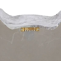 Silver Polystone Eclectic Wall Decor, 16" x 16"